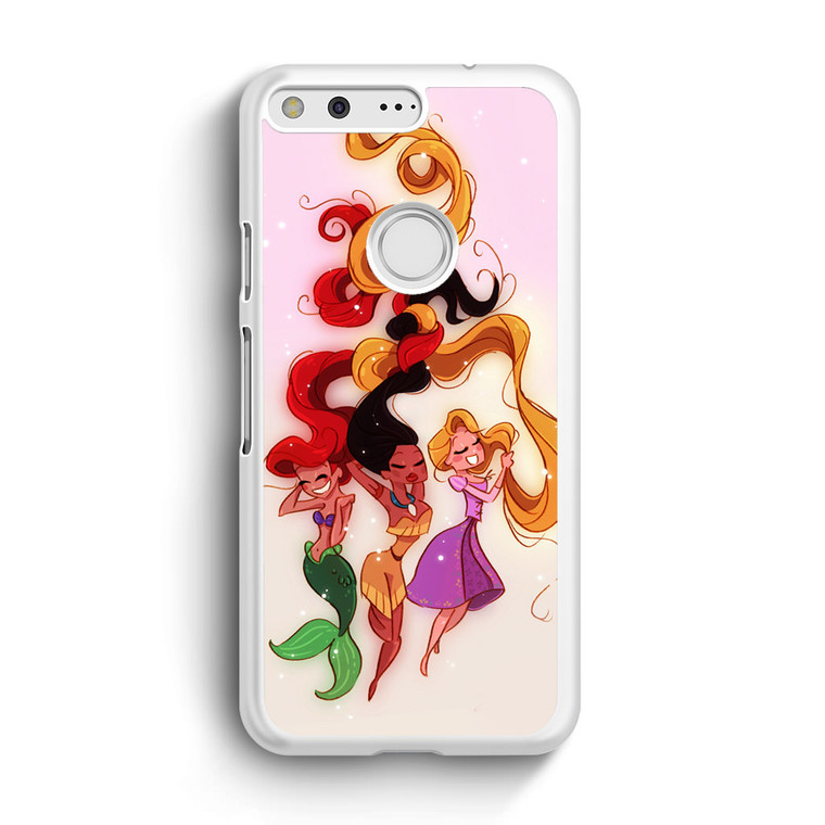 Ariel Pocahontas Rapunzel Disney Google Pixel Case