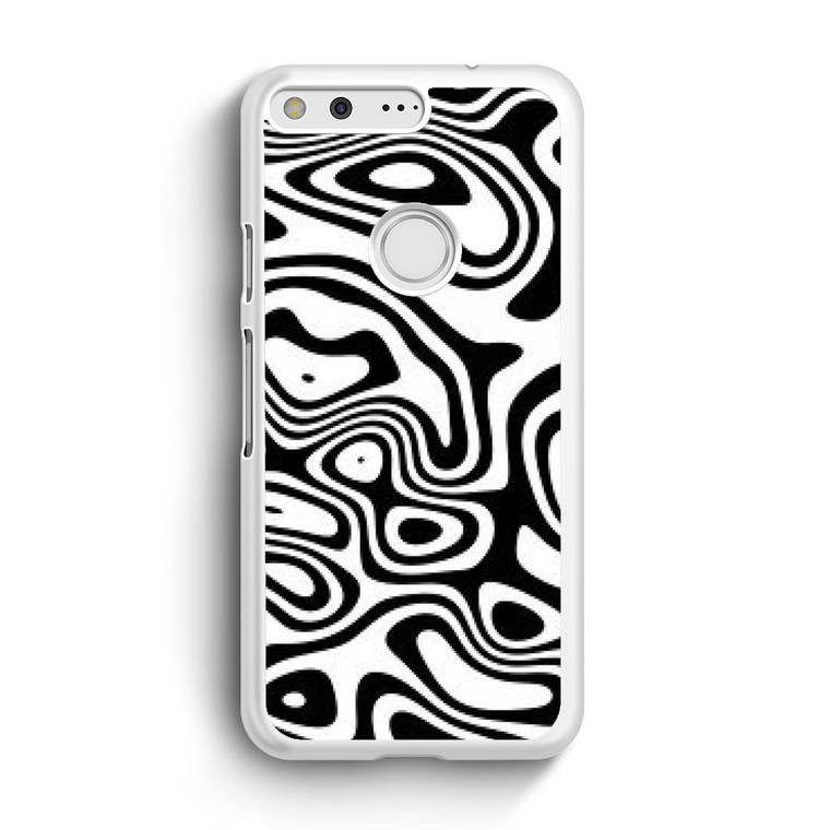 Abstract Black and White Background Google Pixel Case