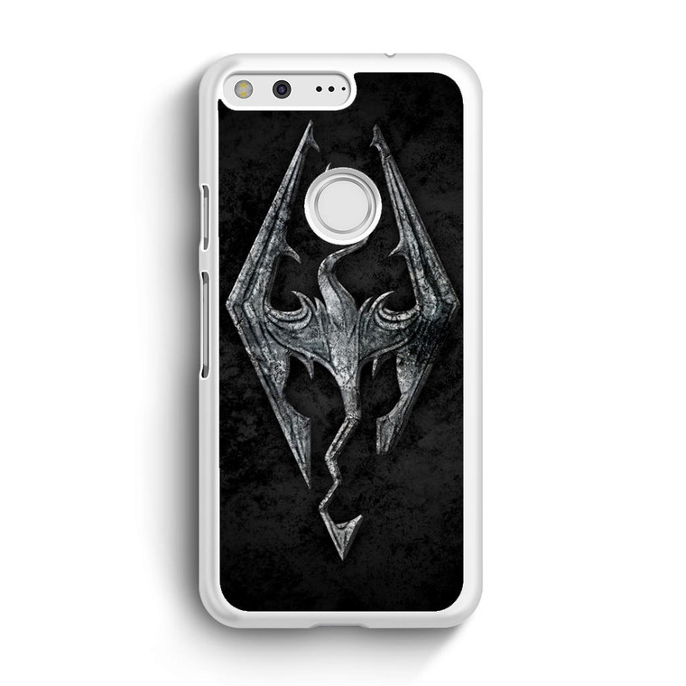 The Elder Scrolls Skyrim logo Google Pixel Case