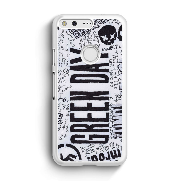 Green Day Pencil Drawing Google Pixel Case