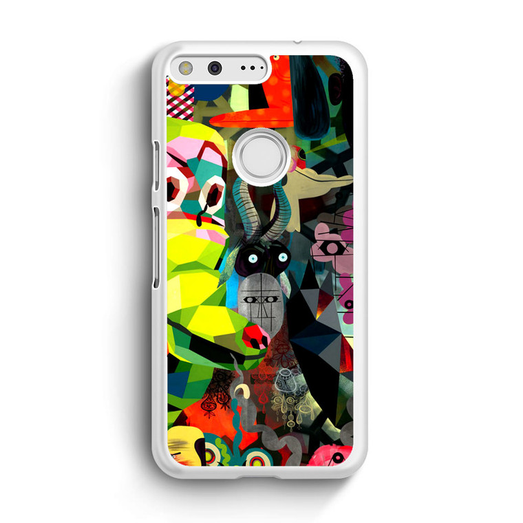 Psychedelic Abtraction Pattern Google Pixel Case