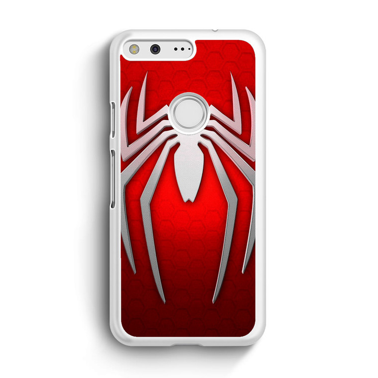 Spiderman Logo Red White Google Pixel Case