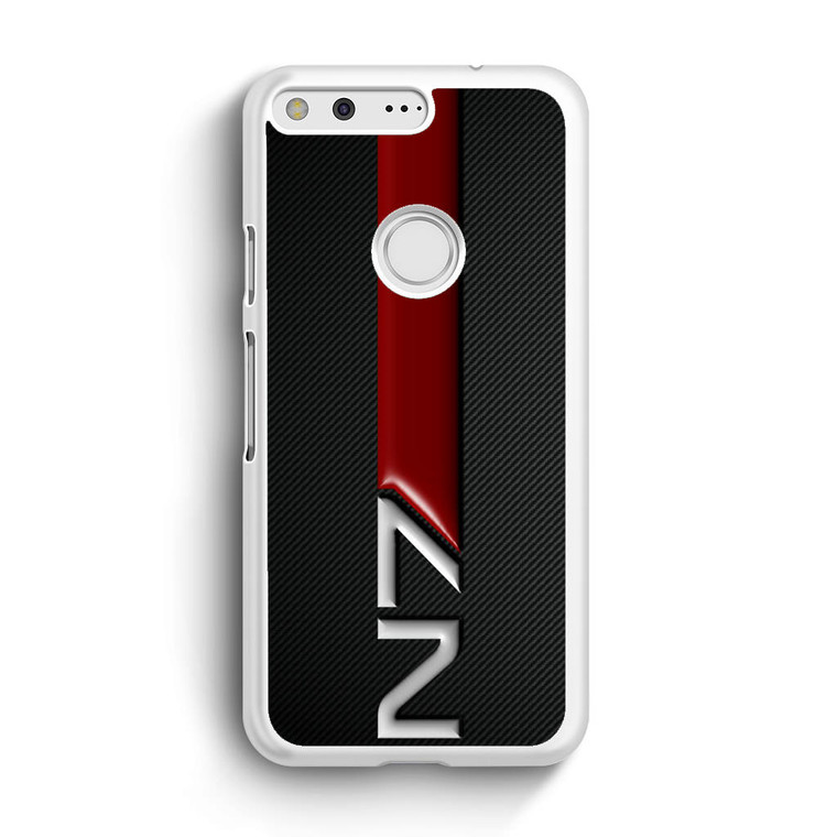 Mass Effect N7 Logo Carbon Google Pixel Case