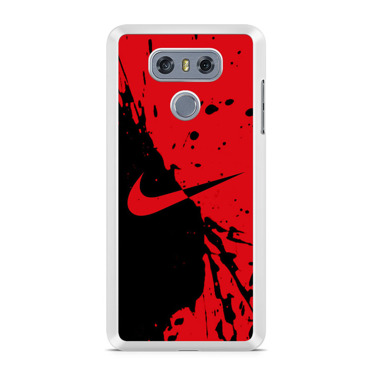 Nike Red and Black LG G6 Case