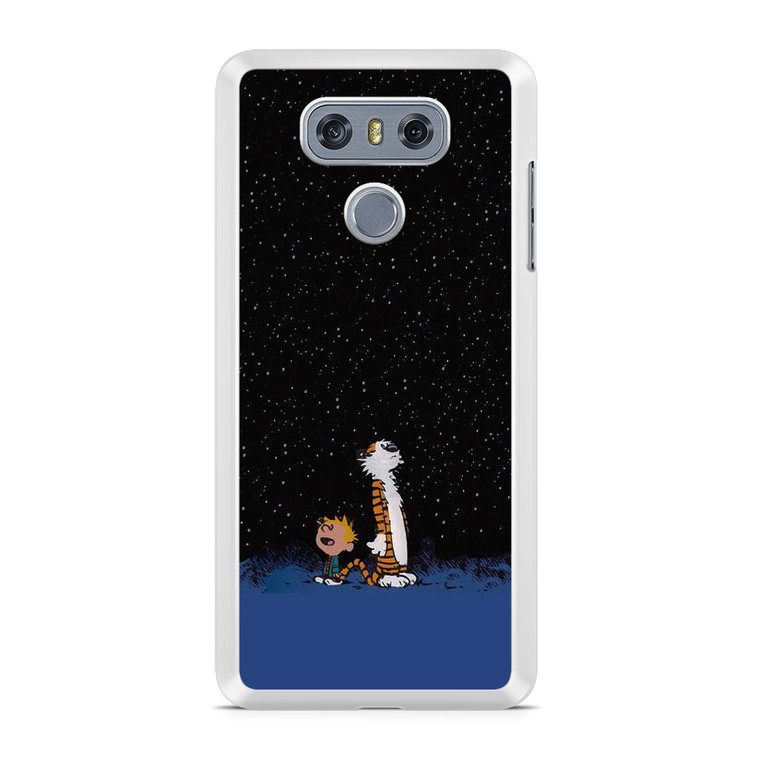 Calvin and Hobbes Space LG G6 Case