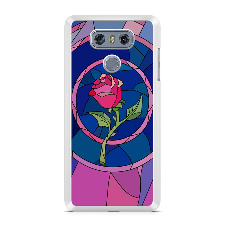 Beauty and The Beast Rose in Glass LG G6 Case
