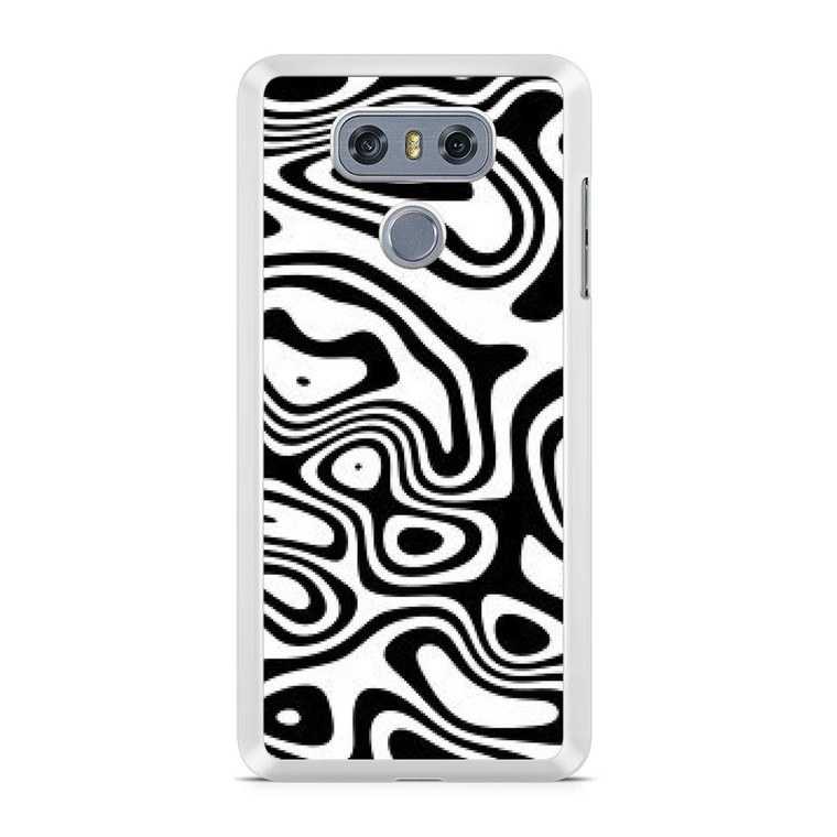 Abstract Black and White Background LG G6 Case
