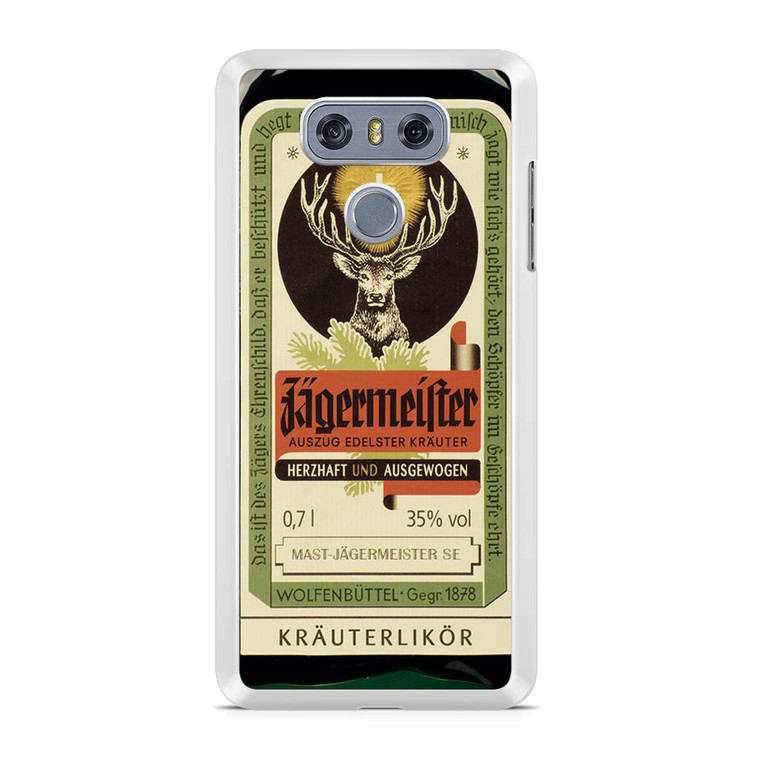 Jagermeister Retro Bottle LG G6 Case