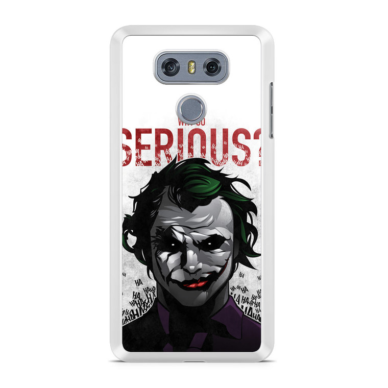 Joker Why So Serious Cartoon LG G6 Case