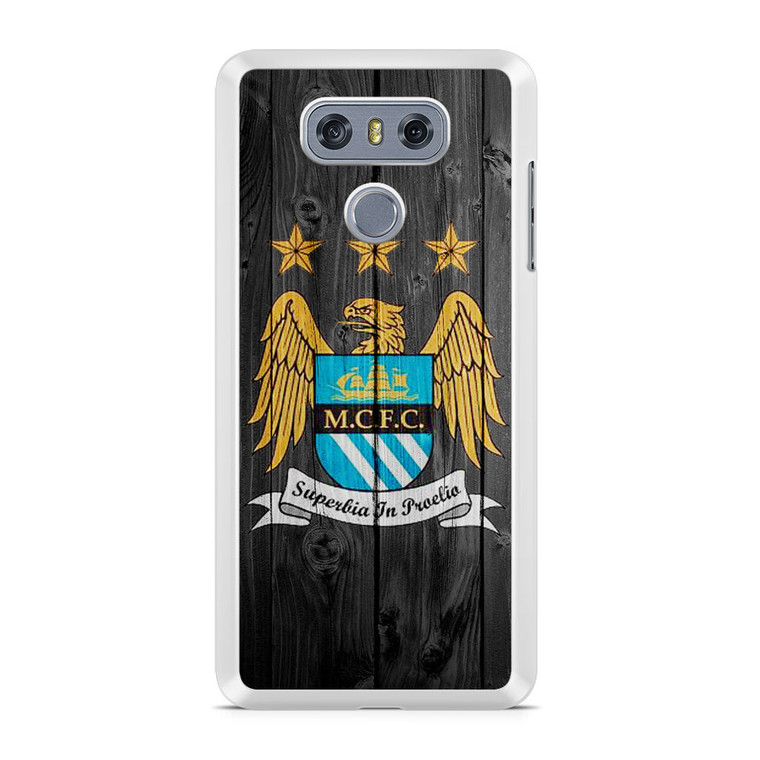 Manchester City Wood Art LG G6 Case