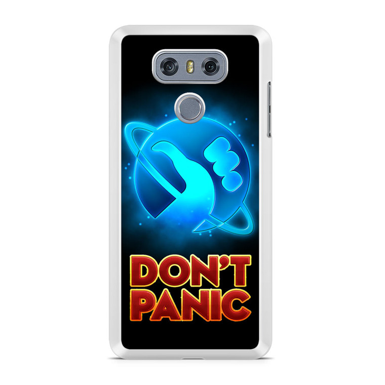 Hitchhiker's Guide To The Galaxy Dont Panic LG G6 Case