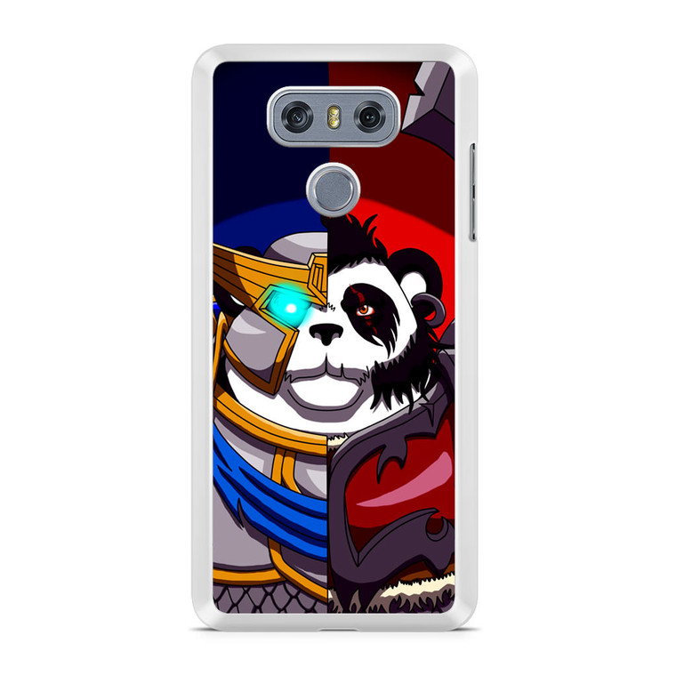 World of Warcraft Alliance and Horde Panda LG G6 Case