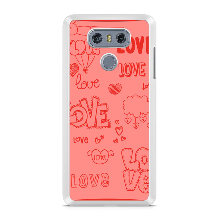 Pink Lover LG G6 Case