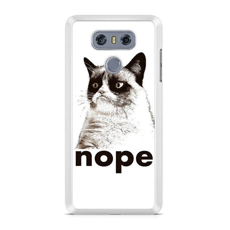 Nope grumpy Cat LG G6 Case