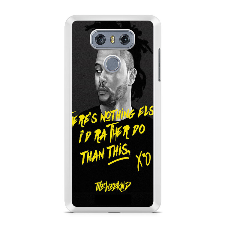 The Weeknd LG G6 Case