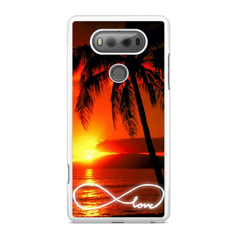 Infinity Love Sunset Beach LG V20 Case