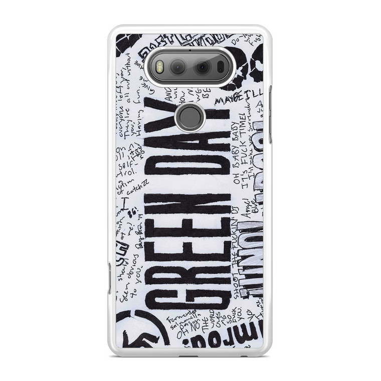 Green Day Pencil Drawing LG V20 Case