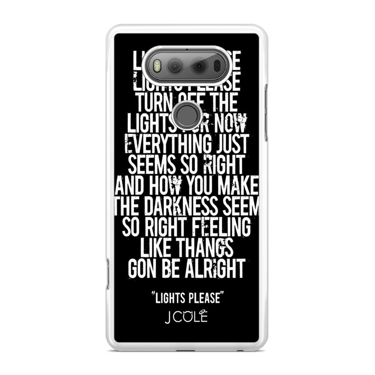 Lights Please J Cole LG V20 Case