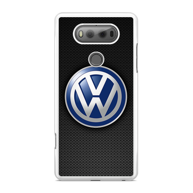 VW Logo Black Carbon LG V20 Case