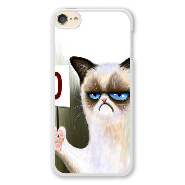 Angry cat grumpy iPod Touch 6 Case