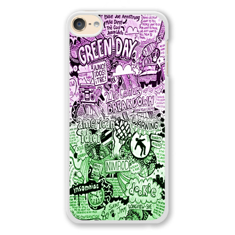 Greenday Song List iPod Touch 6 Case