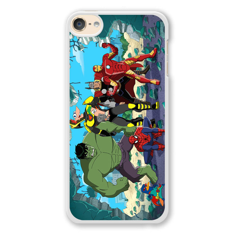 Marvel and Phineas Ferb iPod Touch 6 Case