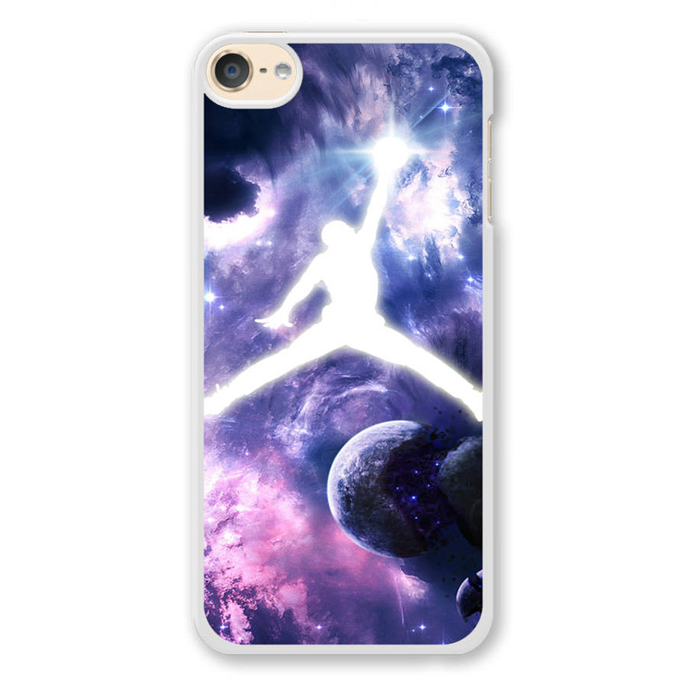 Michael Jordan In Galaxy Nebula iPod Touch 6 Case