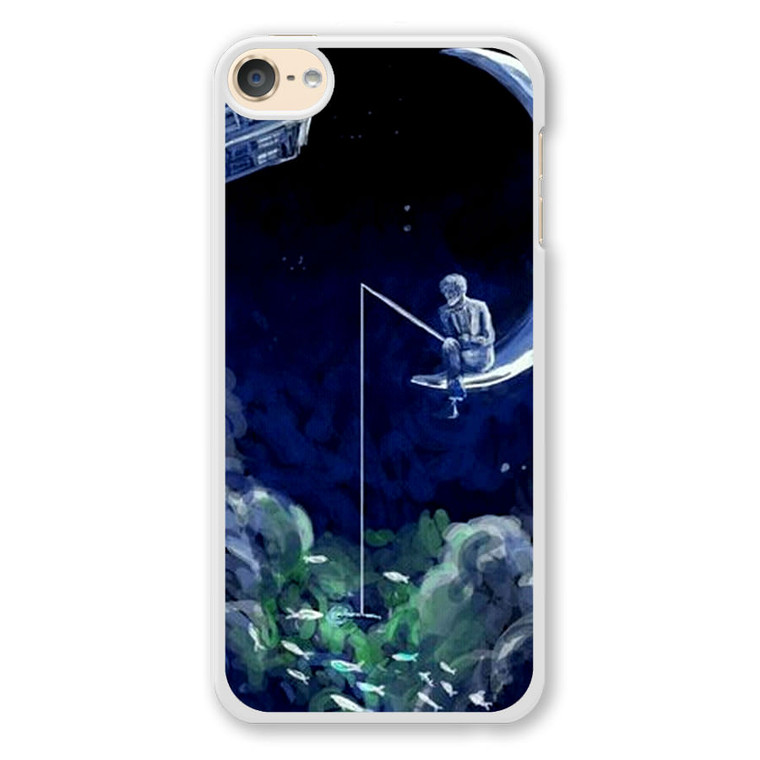 Tardis Walking To The Moon iPod Touch 6 Case