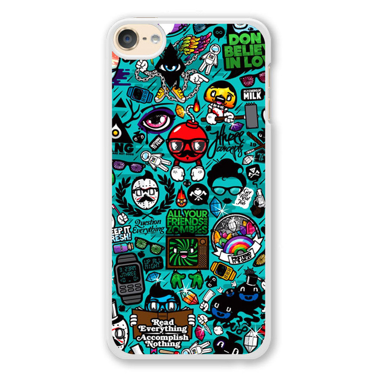 Characters Signs Colorful iPod Touch 6 Case