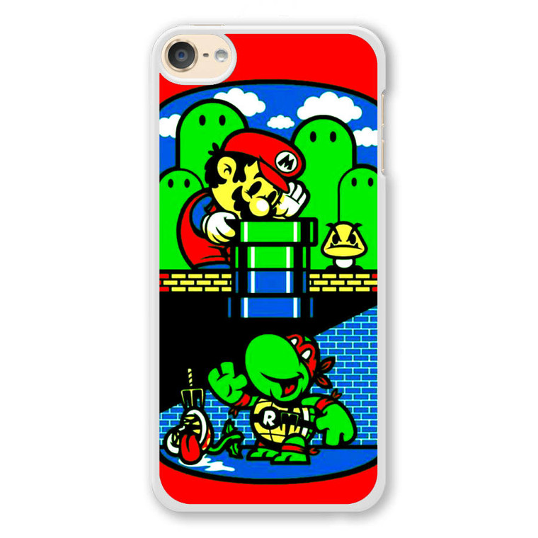 Super Mario Bros Help TMNT iPod Touch 6 Case