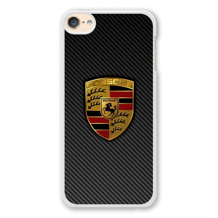 Carbon Porsche Logo iPod Touch 6 Case