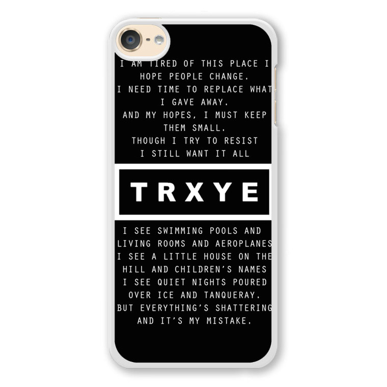 Troye Sivan Lyrics iPod Touch 6 Case