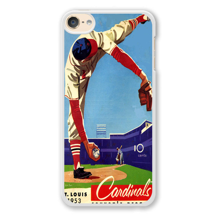 Vintage St Lous Cardinals Scorecard iPod Touch 6 Case