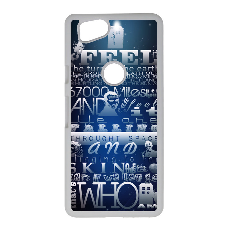 Doctor Who Tardis Quotes Blue Google Pixel 2 Case