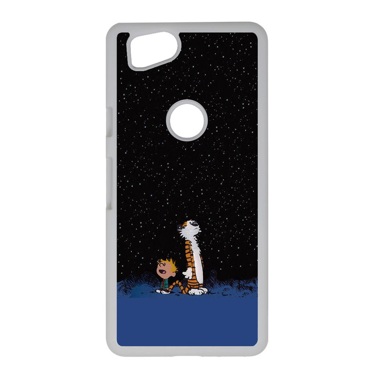 Calvin and Hobbes Space Google Pixel 2 Case