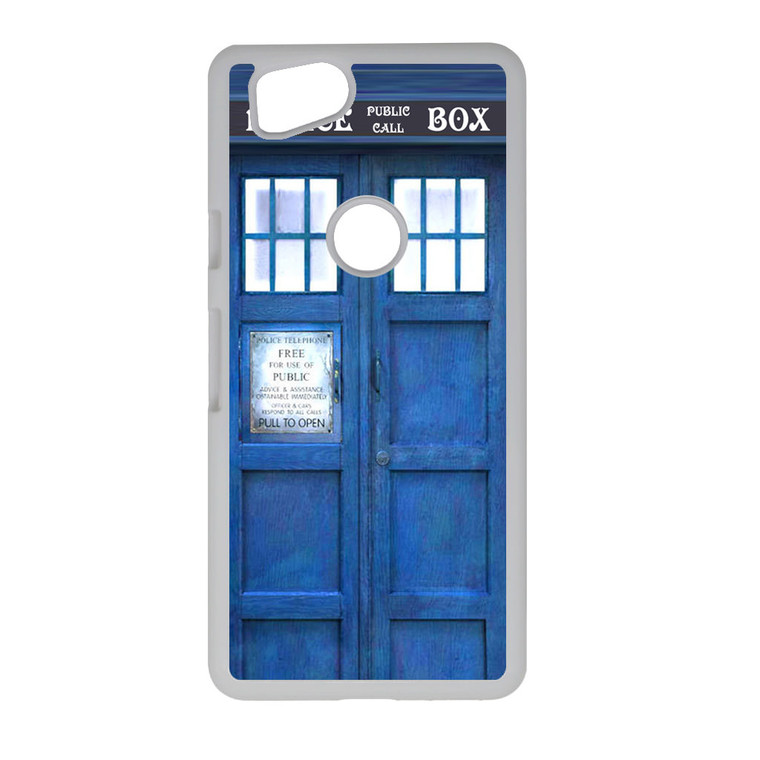 Blue Police Call Box TARDIS Google Pixel 2 Case