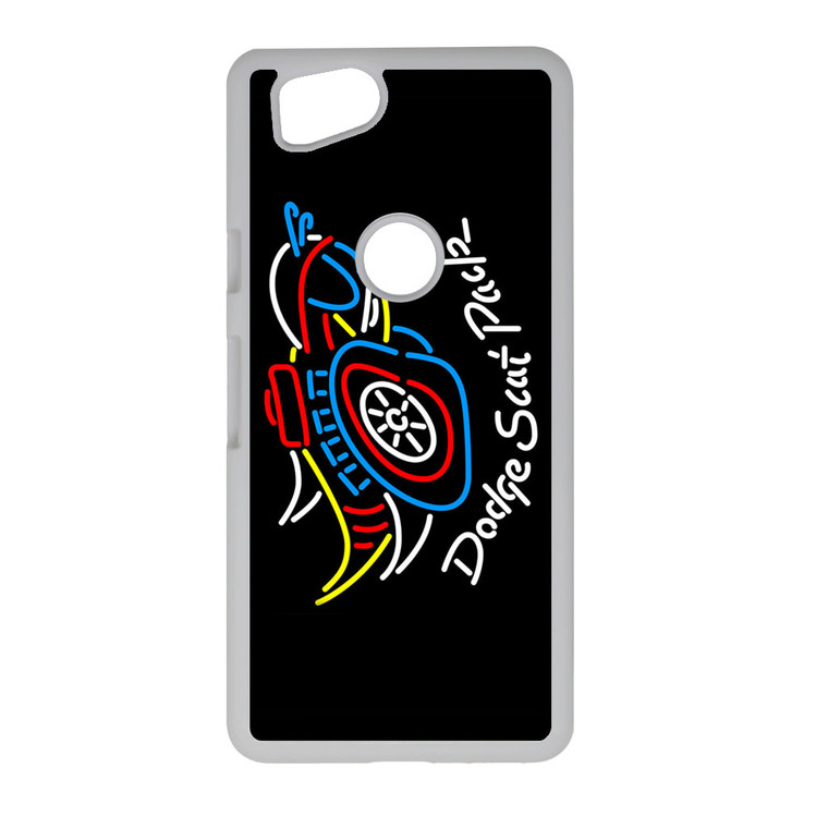 Dodge Scat Pack Mopar Logo Neon Sign Google Pixel 2 Case