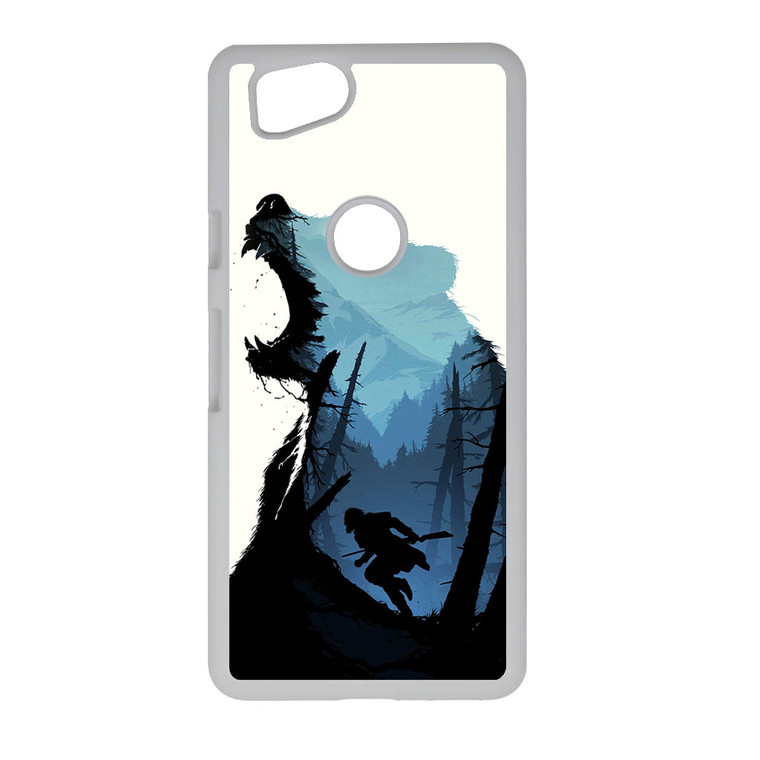 Revenant Dicaprio Poster Film Art Bear Google Pixel 2 Case