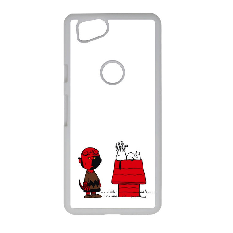 Cthulhu Hellboy Peanuts Google Pixel 2 Case