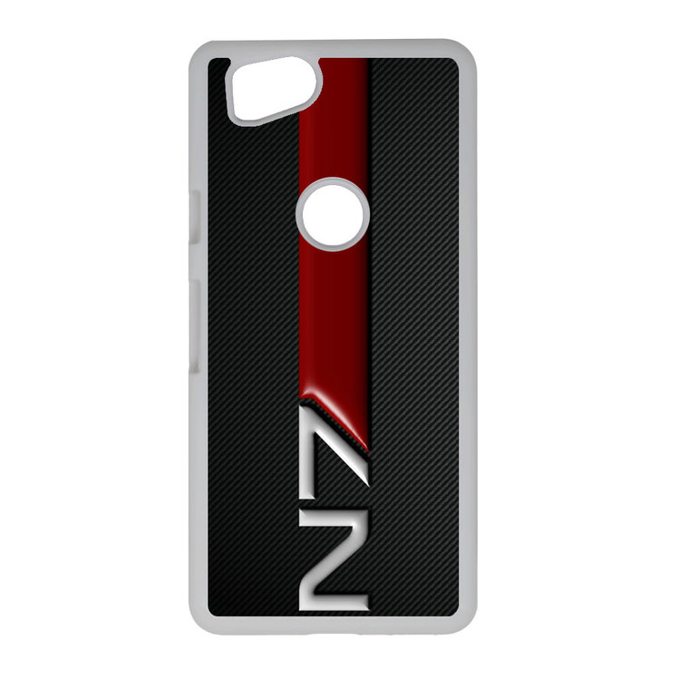 Mass Effect N7 Logo Carbon Google Pixel 2 Case