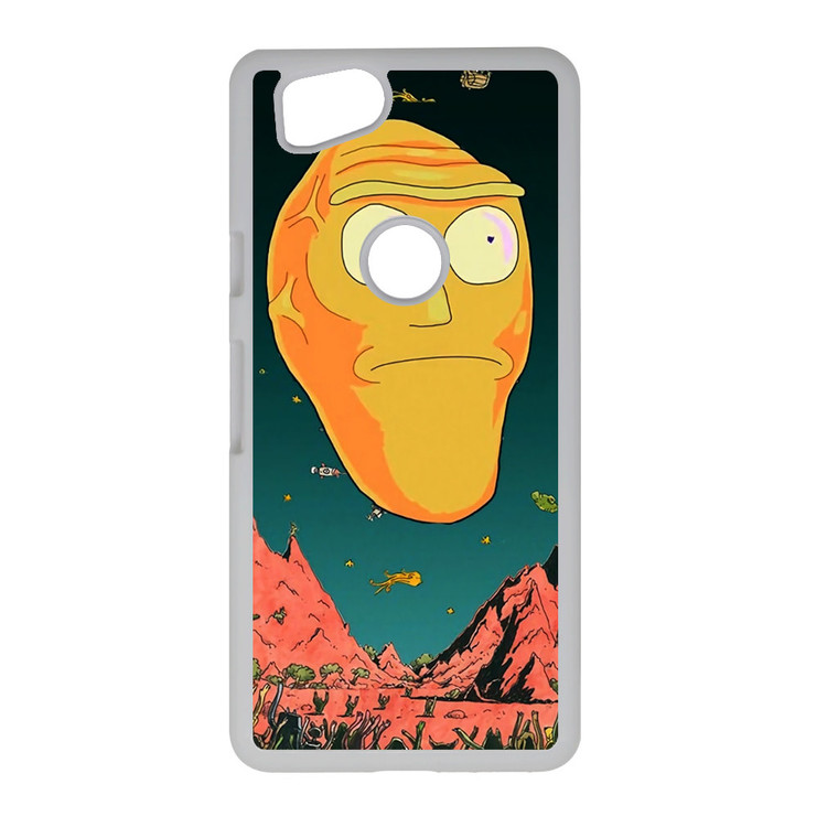Rick And Morty Giant Heads Google Pixel 2 Case