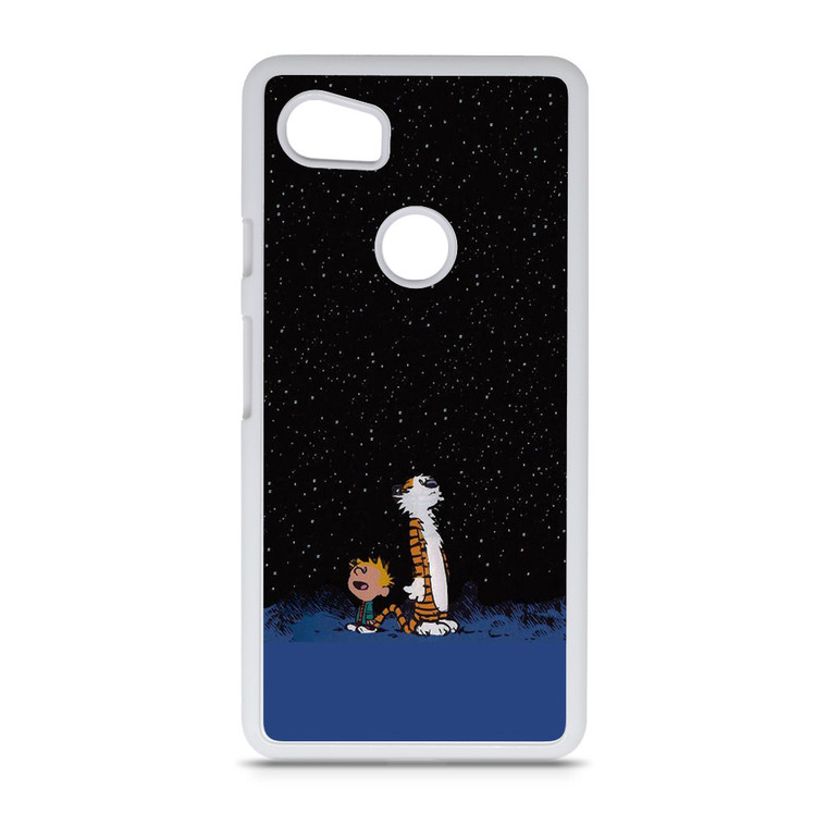 Calvin and Hobbes Space Google Pixel 2 XL Case