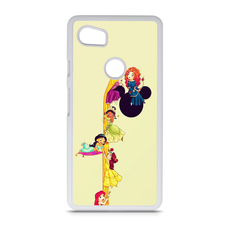 Disney Princess Climbing Rapunzel's Hair Google Pixel 2 XL Case