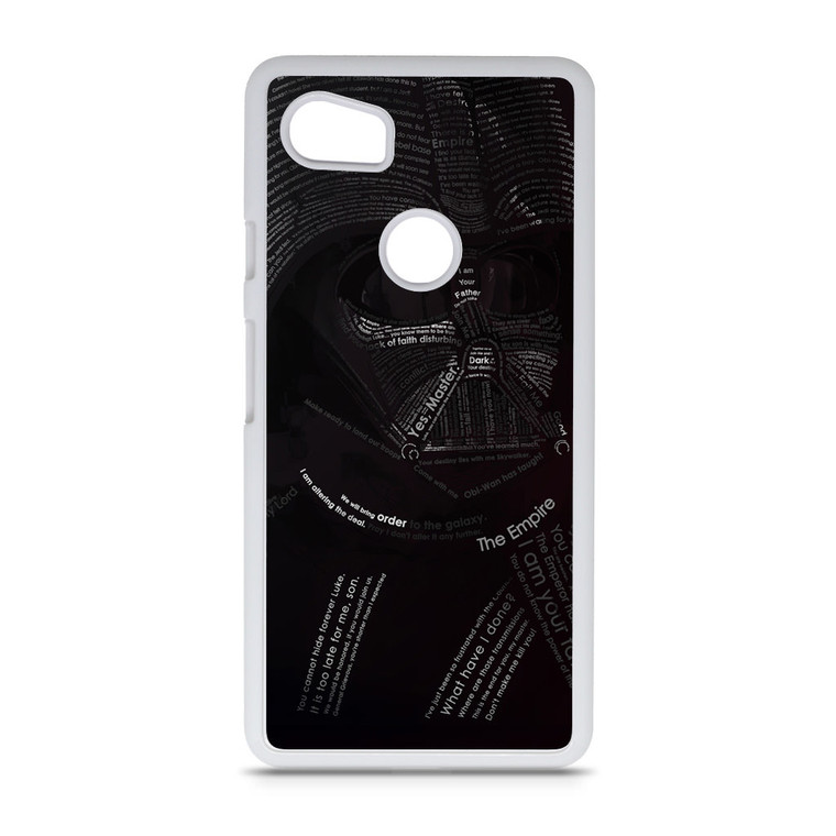 Star Wars Darth Vader Typography Google Pixel 2 XL Case