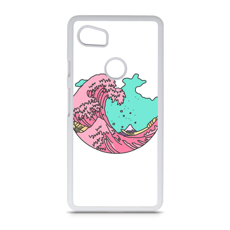 Japanese Pastel Wave Google Pixel 2 XL Case