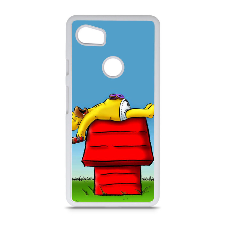 Homer X Snoopy Google Pixel 2 XL Case