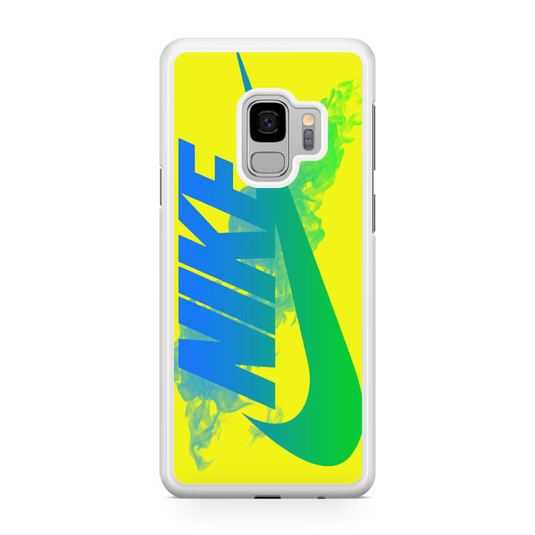 Nike Logo in Yellow Samsung Galaxy S9 Case