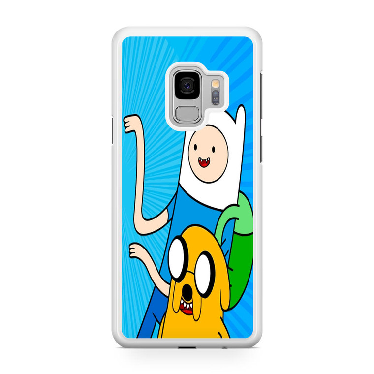 Advanture Time Finn and Jake (Couple) Samsung Galaxy S9 Case