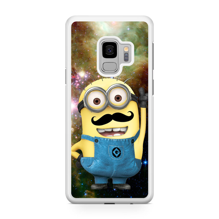 Despicable Me Minions Nebula Mustache Samsung Galaxy S9 Case