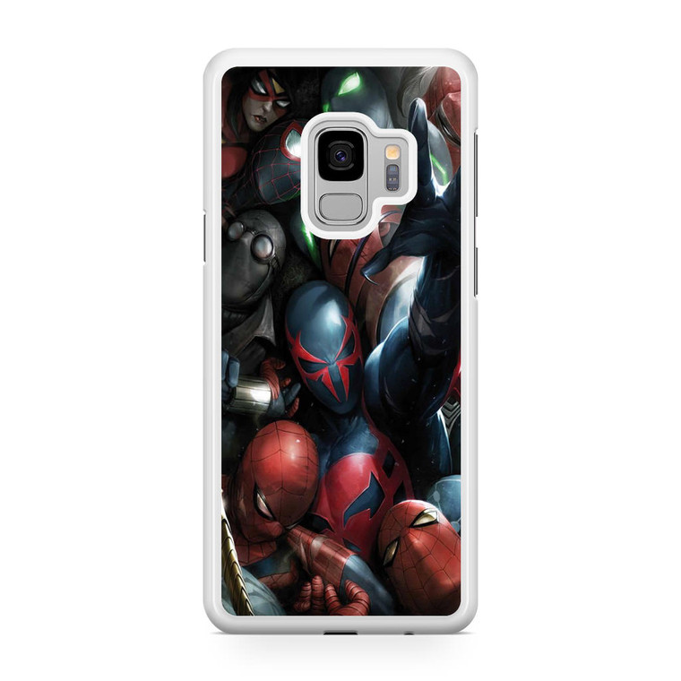 Spiderman Mask Collection Samsung Galaxy S9 Case